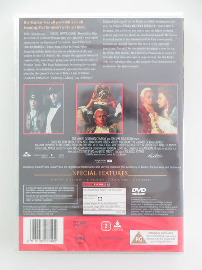 THE MADNESS OF KING GEORGE (DVD) NIGEL HAWTHORNE HELEN MIRREN 1994 REGION 2 - Rendezvous Cinema