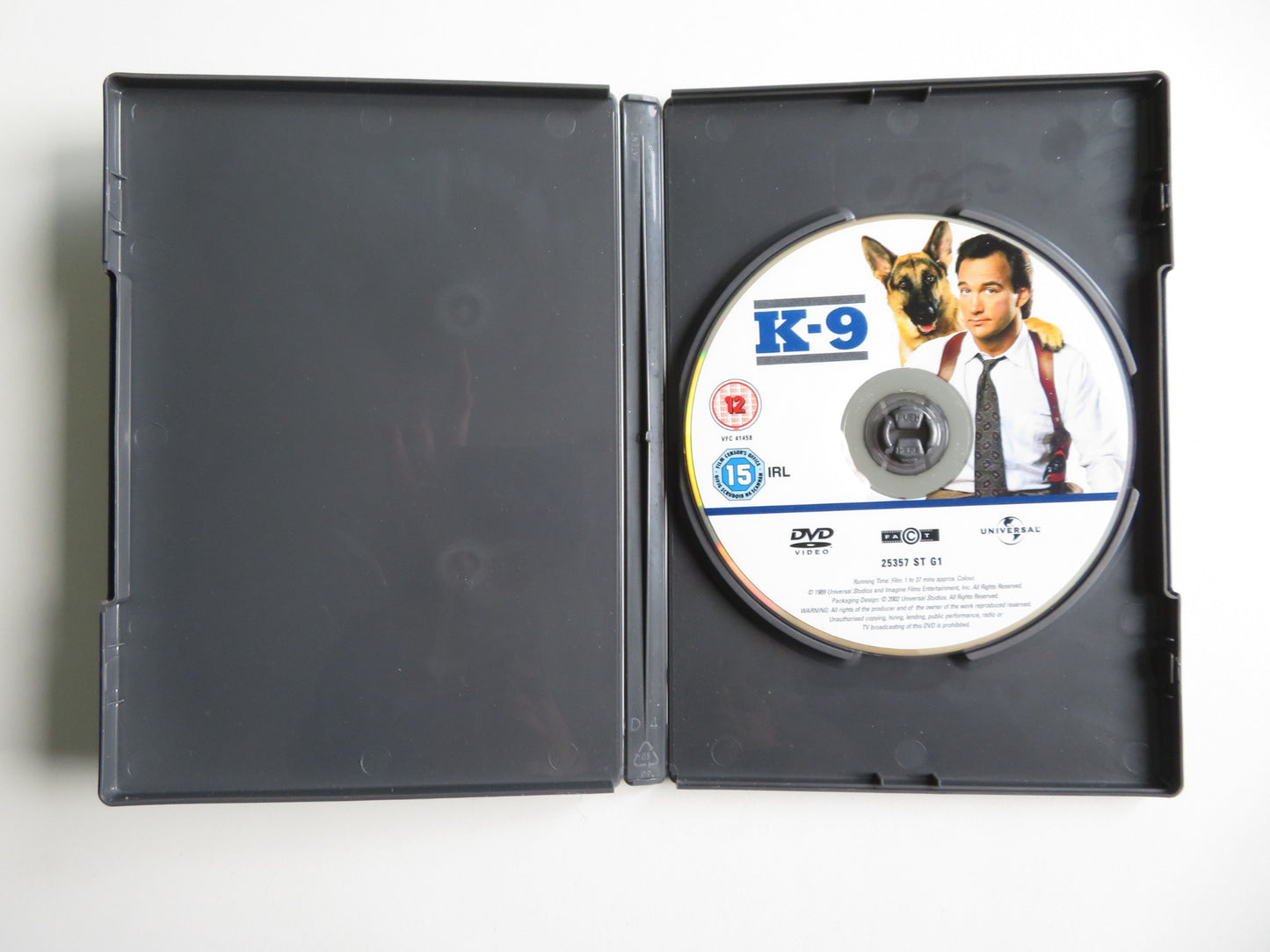 K-9 (DVD) JAMES BELUSHI MEL HARRIS KEVIN TIGHE 1989 REGION 2