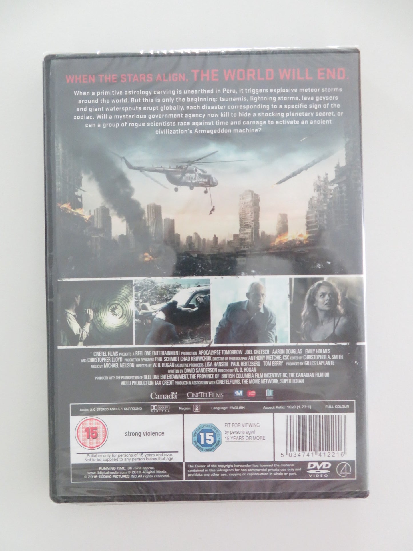 APOCALYPSE TOMORROW (DVD) JOEL GRETSCH AARON DOUGLAS 2014 REGION 2 - Rendezvous Cinema