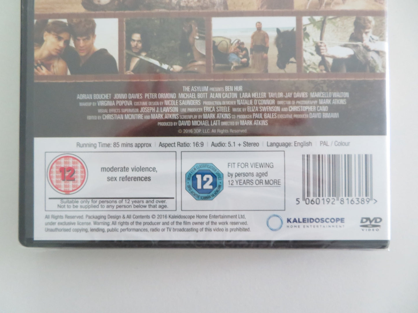 BEN-HUR / IN THE NAME OF BEN HUR (DVD) ADRIAN BOUCHET JONNO DAVIES 2016 REGION 2 - Rendezvous Cinema