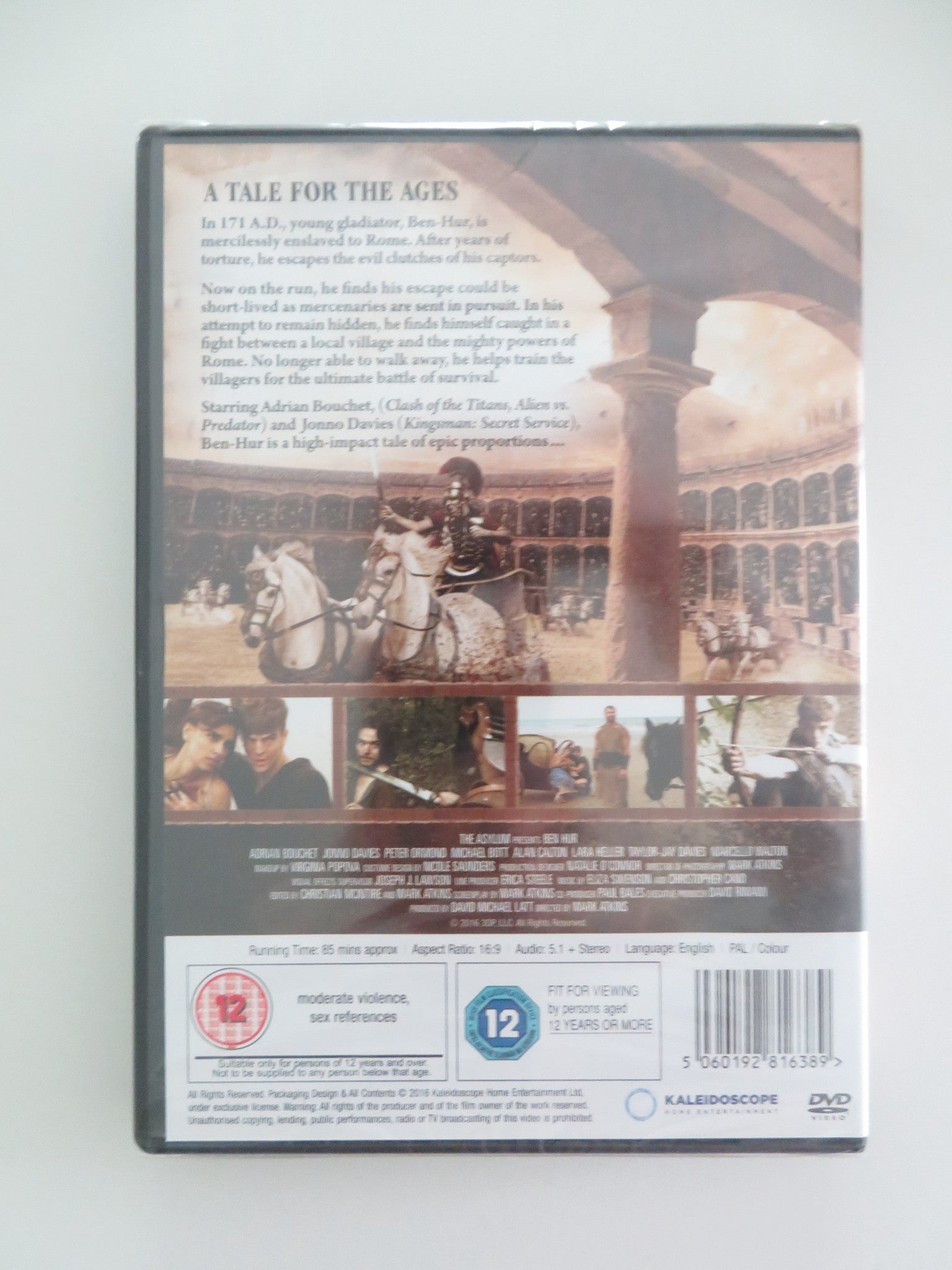 BEN-HUR / IN THE NAME OF BEN HUR (DVD) ADRIAN BOUCHET JONNO DAVIES 2016 REGION 2 - Rendezvous Cinema