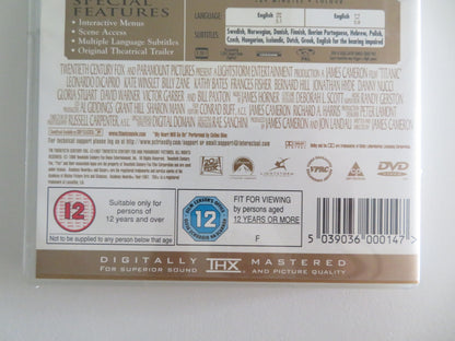 TITANIC (DVD) LEONARDO DECAPRIO KATE WINSLET 1997 REGION 2 - Rendezvous Cinema