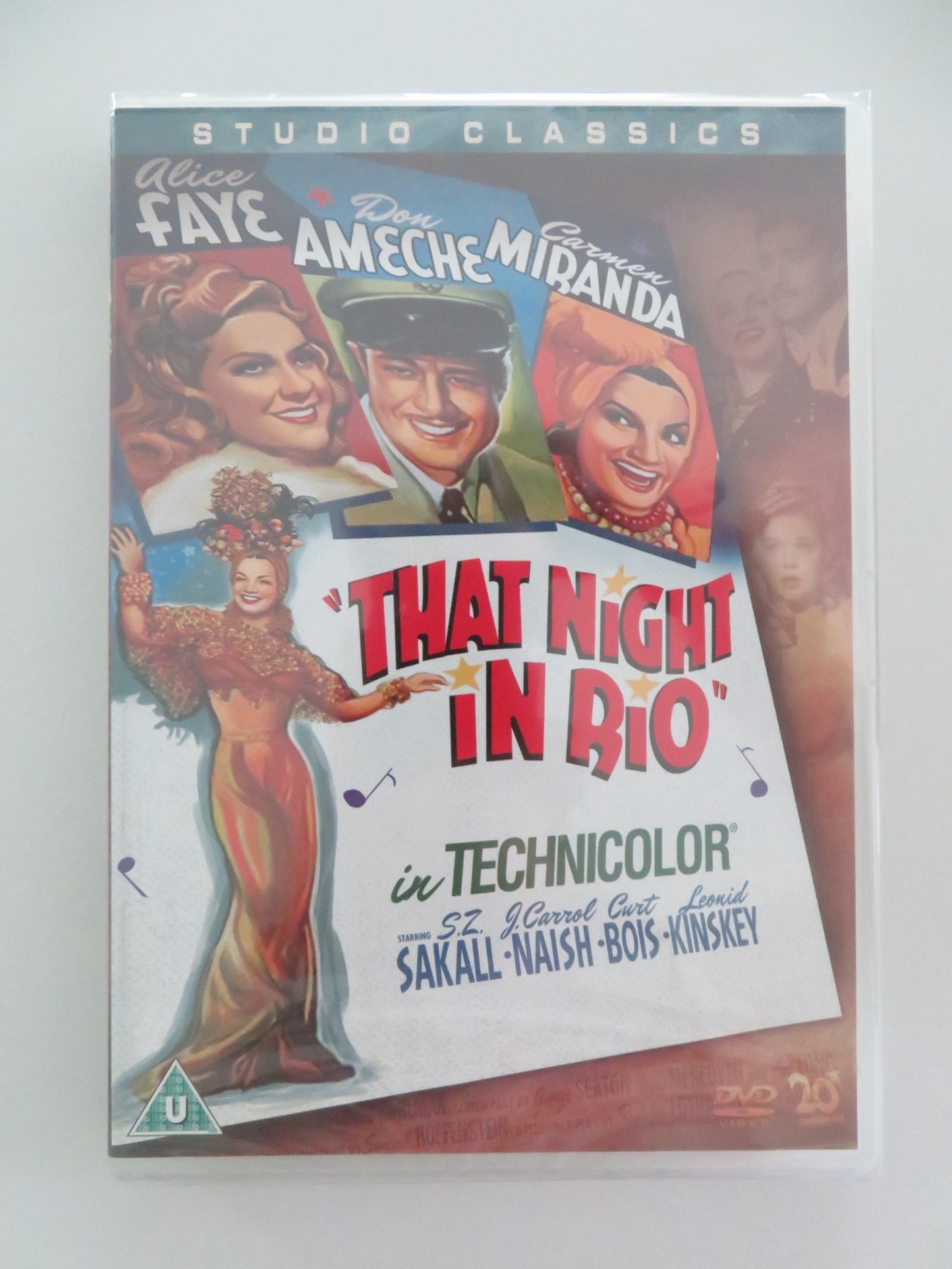 THAT NIGHT IN RIO - B (DVD) ALICE FAYE DON AMECHE CARMEN MIRANDA 1941 REGION 2 - Rendezvous Cinema