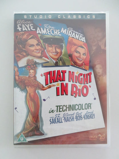 THAT NIGHT IN RIO - B (DVD) ALICE FAYE DON AMECHE CARMEN MIRANDA 1941 REGION 2 - Rendezvous Cinema