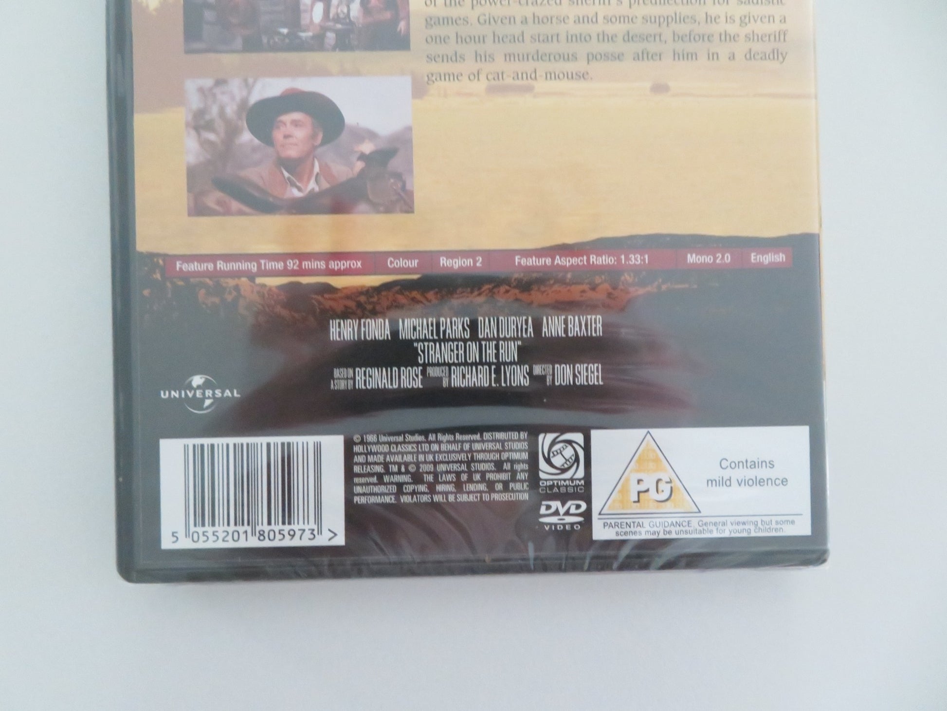 STRANGER ON THE RUN (DVD) HENRY FONDA ANNE BAXTER 1967 REGION 2 - Rendezvous Cinema