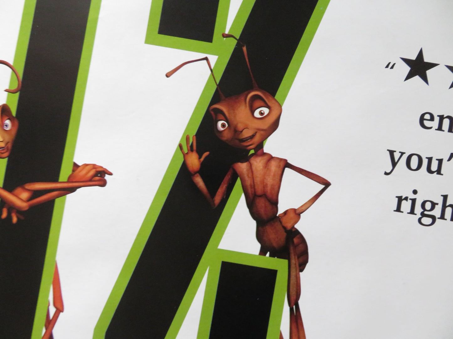 ANTZ - B UK QUAD ROLLED POSTER WOODY ALLEN DAN AYKROYD 1998 - Rendezvous Cinema
