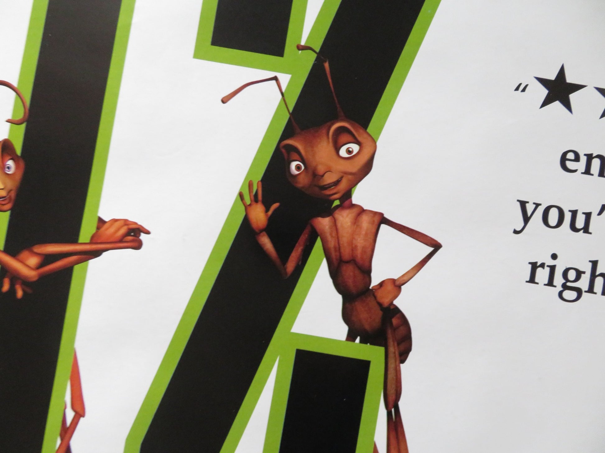 ANTZ - B UK QUAD ROLLED POSTER WOODY ALLEN DAN AYKROYD 1998 - Rendezvous Cinema