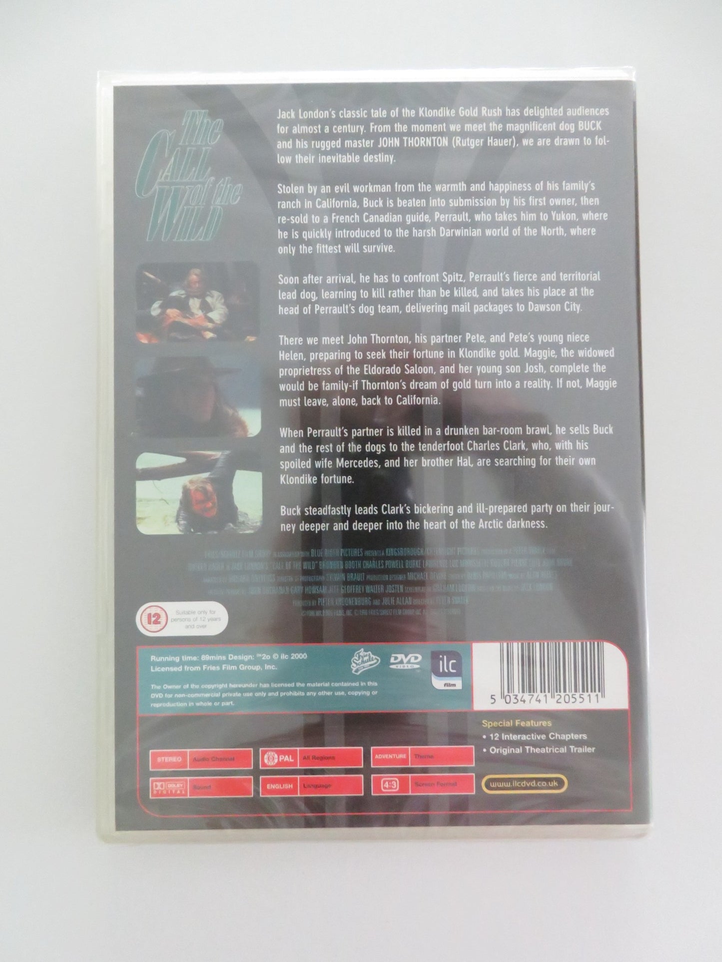 THE CALL OF THE WILD (DVD) RUTGER HAUER RICHARD DREYFUSS 1997 REGION 0 - Rendezvous Cinema