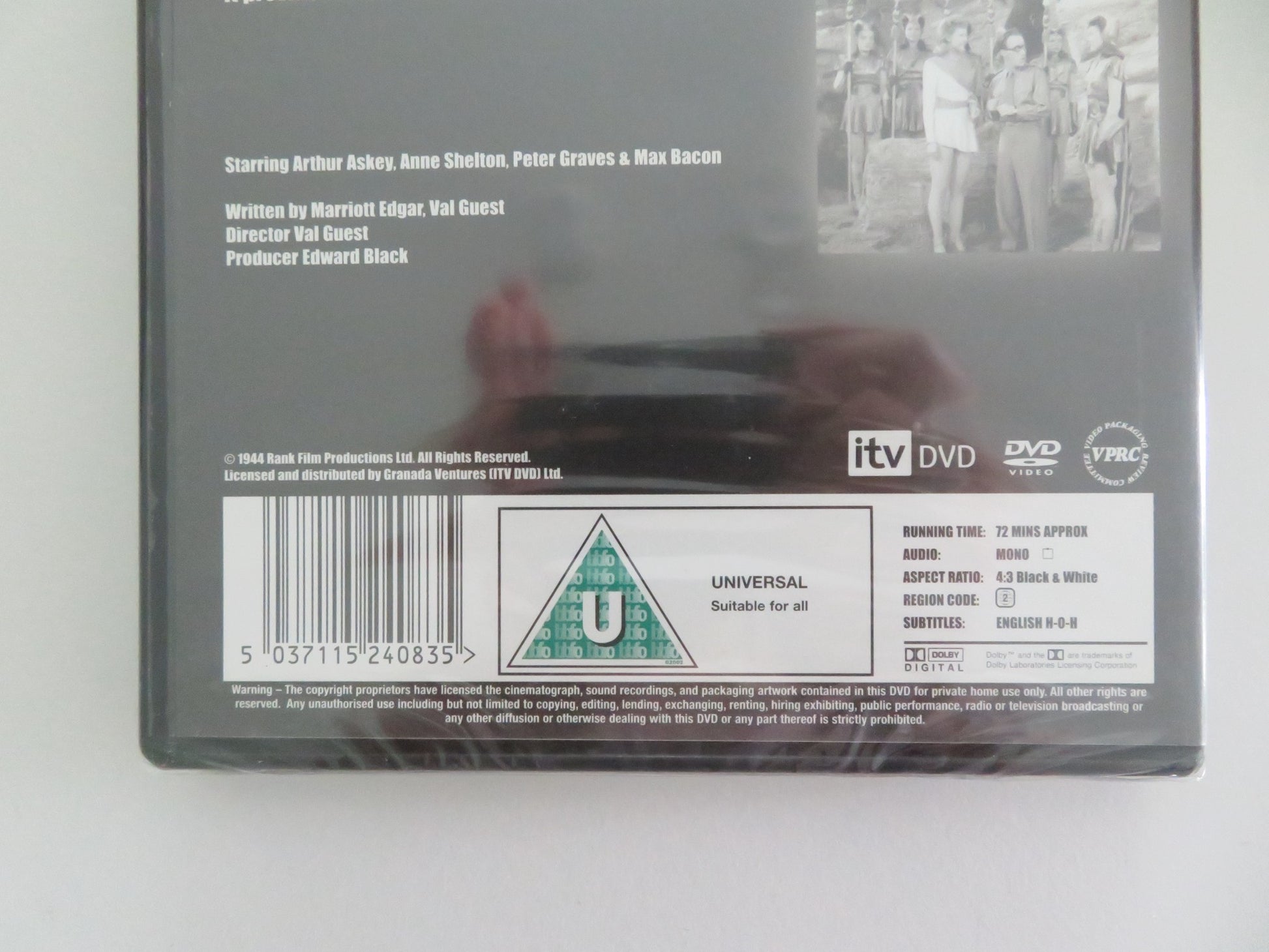 BEES IN PARADISE (DVD) ARTHUR ASKEY ANNE SHELTON 1944 REGION 2 - Rendezvous Cinema