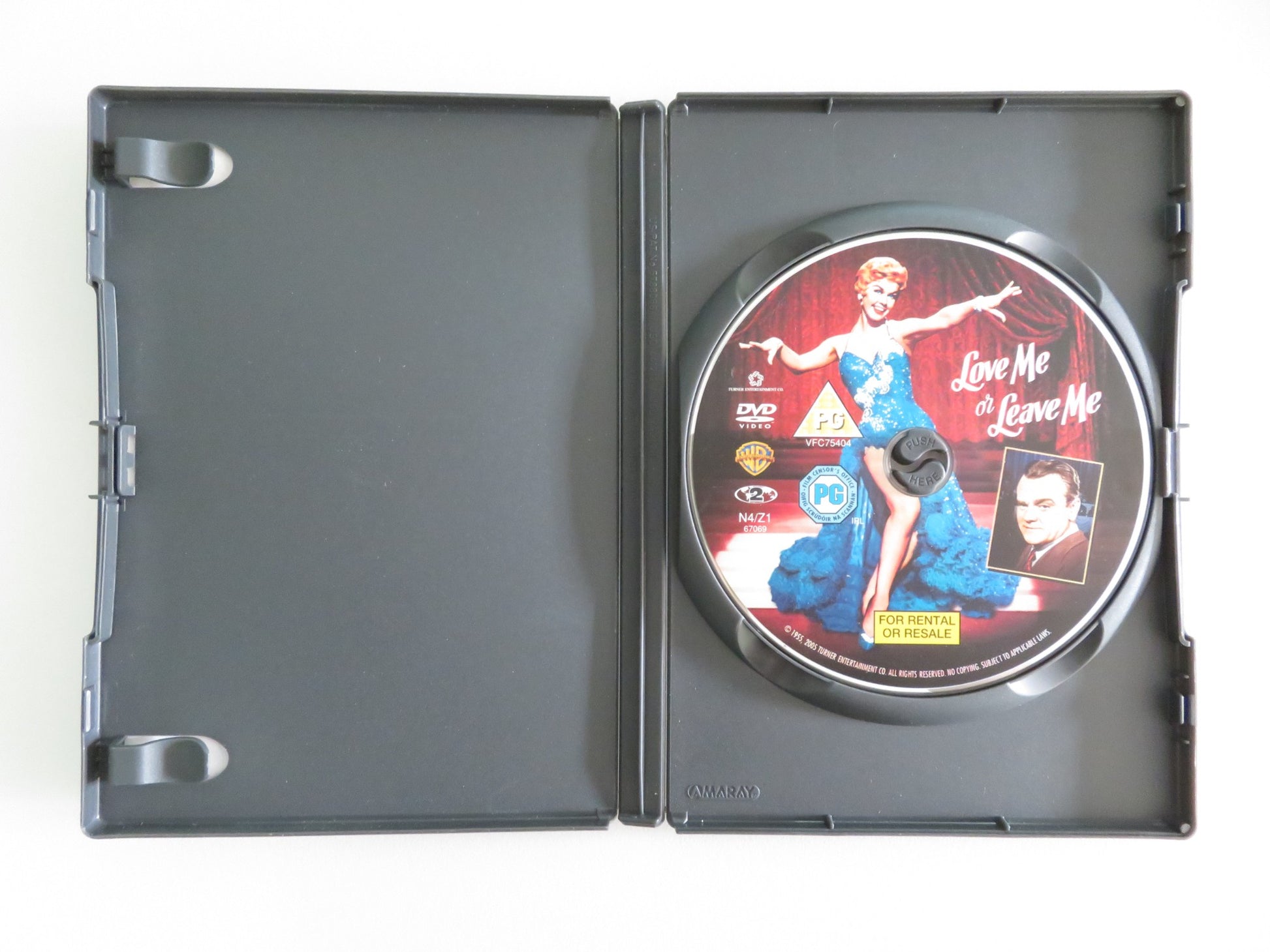 LOVE ME OR LEAVE ME (DVD) DORIS DAY JAMES CAGNEY 1955 REGION 2 - Rendezvous Cinema