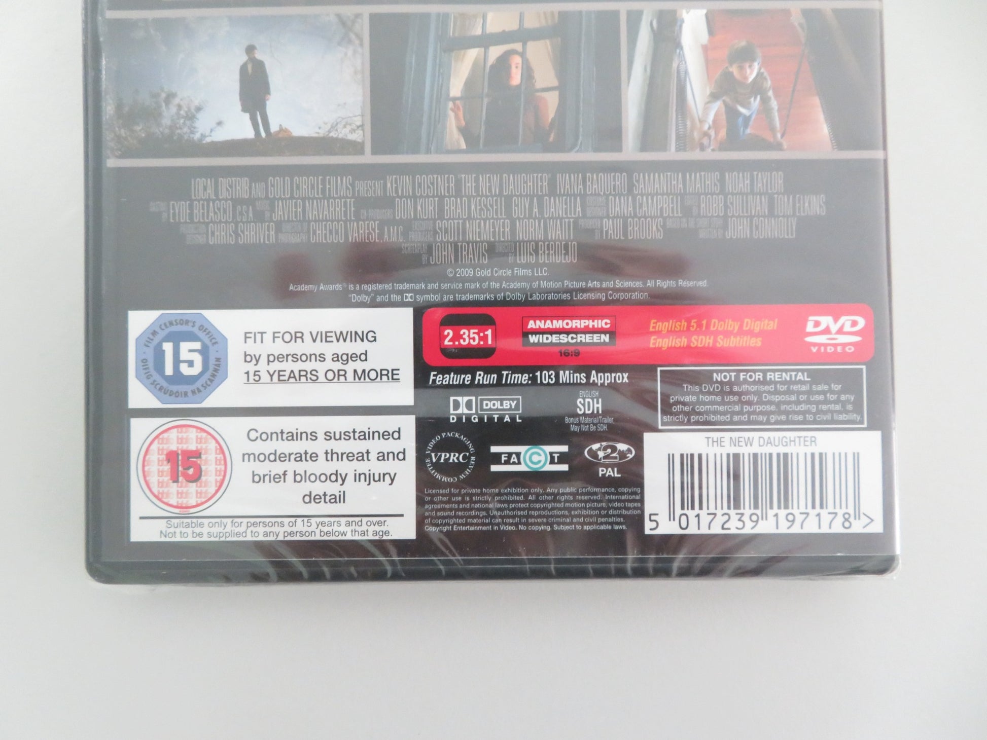 THE NEW DAUGHTER (DVD) KEVIN COSTNER SAMANTHA MATHIS 2009 REGION 2 - Rendezvous Cinema