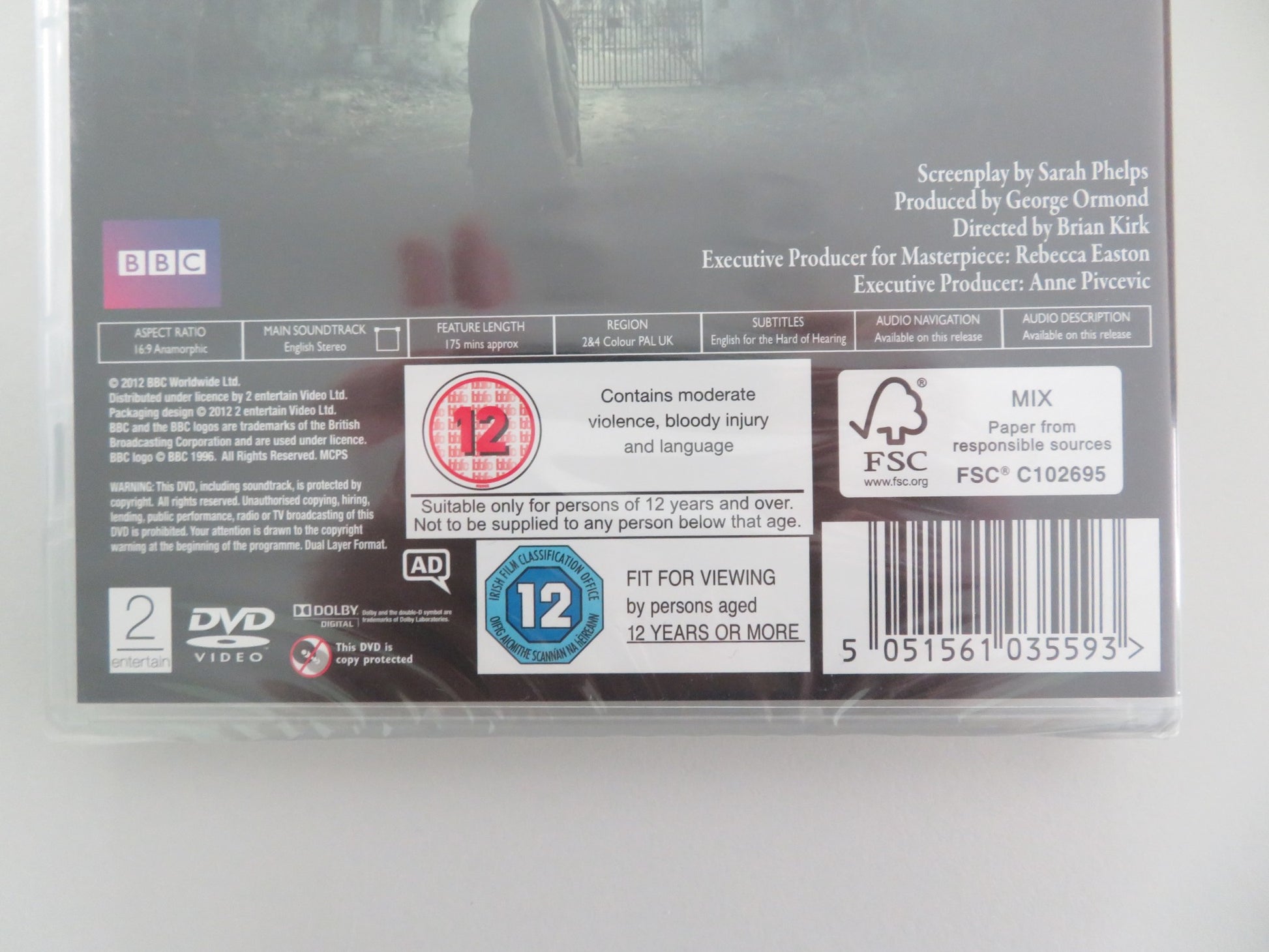 GREAT EXPECTATIONS - B (DVD) DOUGLAS BOOTH GILLIAN ANDERSON 2012 REGION 2 - Rendezvous Cinema