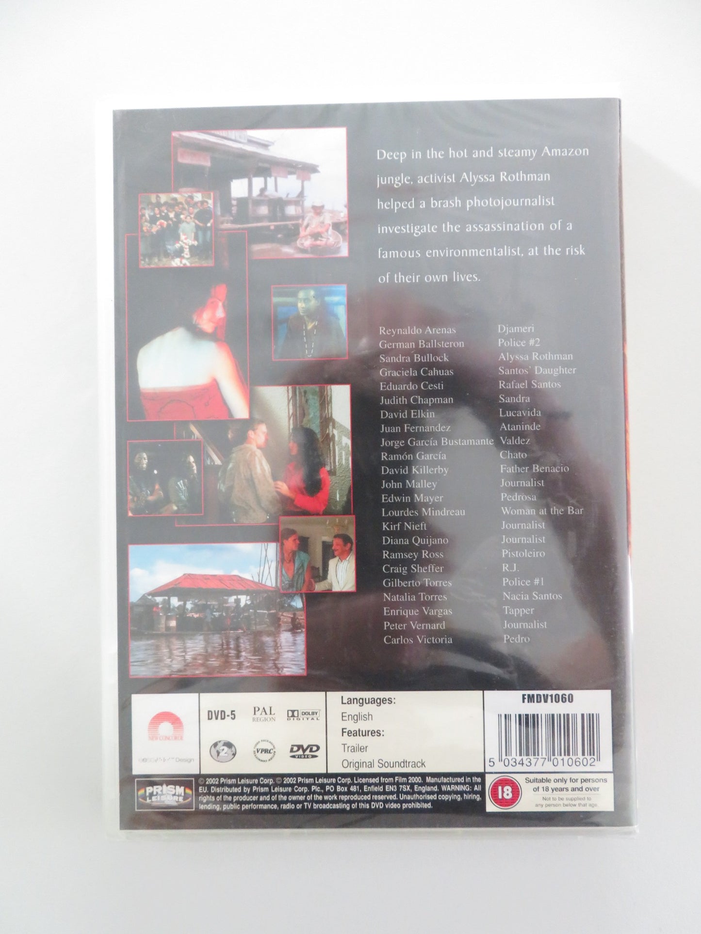 FIRE ON THE AMAZON (DVD) SANDRA BULLOCK CRAIG SHEFFER 1993 REGION 2 - Rendezvous Cinema