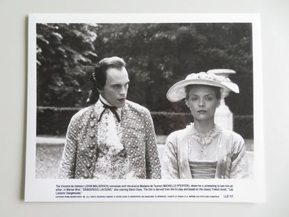 DANGEROUS LIAISONS - A MOVIE STILL PHOTO LOT OF 10 JOHN MALKOVICH PFEIFFER 1988