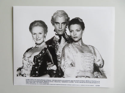 DANGEROUS LIAISONS - A MOVIE STILL PHOTO LOT OF 10 JOHN MALKOVICH PFEIFFER 1988