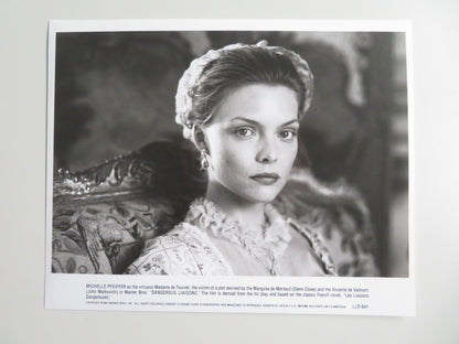 DANGEROUS LIAISONS - A MOVIE STILL PHOTO LOT OF 10 JOHN MALKOVICH PFEIFFER 1988