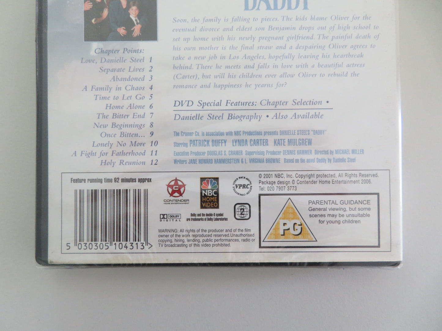 DANIELLE STEEL'S DADDY (DVD) PATRICK DUFFY KATE MULGREW 1991 REGION 2 - Rendezvous Cinema