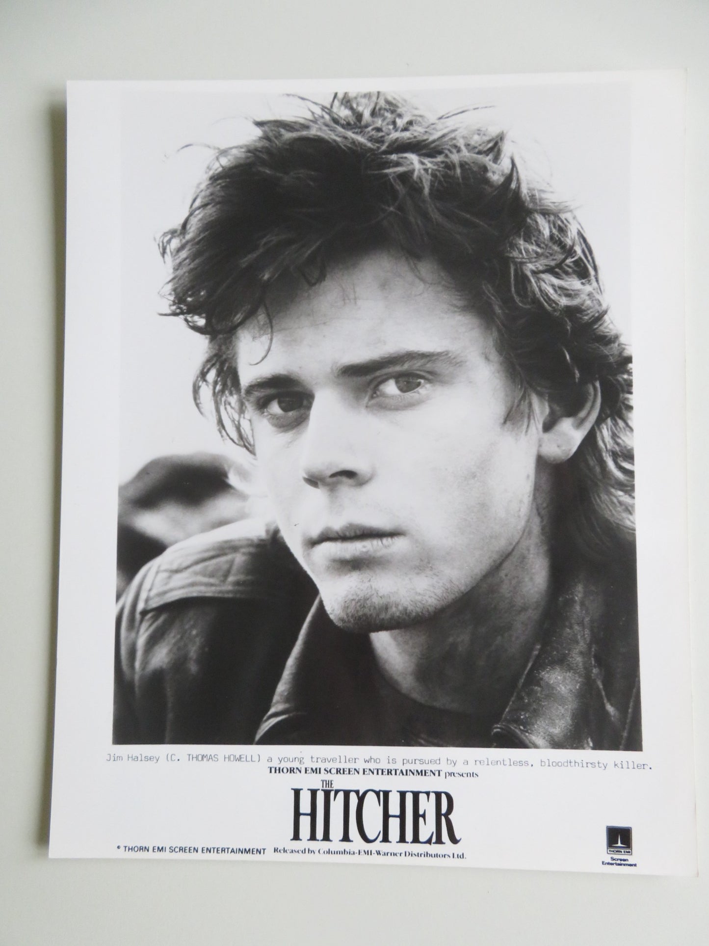 THE HITCHER MOVIE STILL PHOTO LOT OF 4 RUTGER HAUER C. THOMAS HOWELL 1986
