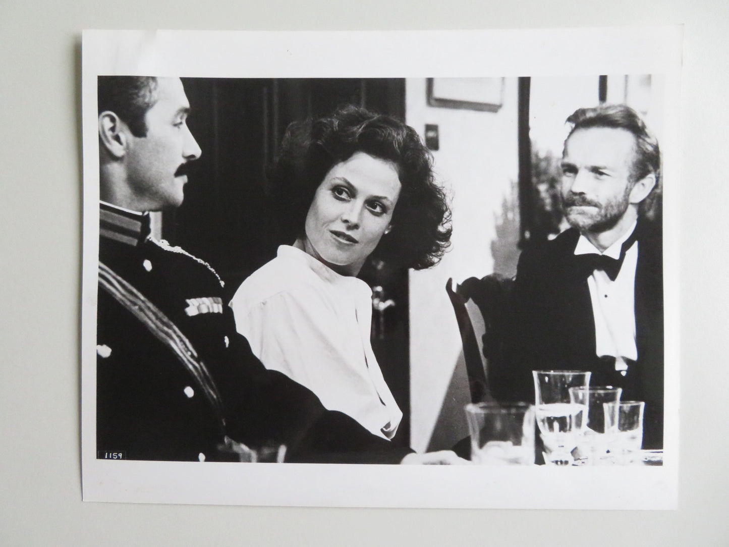 HALF MOON STREET - A MOVIE STILL PHOTO LOT OF 2 SIGOURNEY WEAVER M. CAINE 1986
