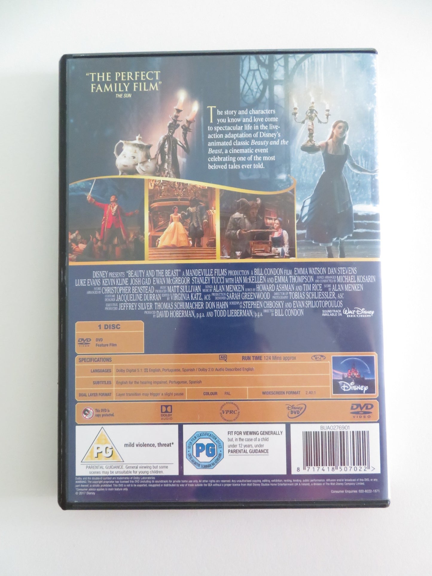 BEAUTY AND THE BEAST (DVD) DISNEY EMMA WATSON DAN STEVENS 2017 REGION 2 - Rendezvous Cinema