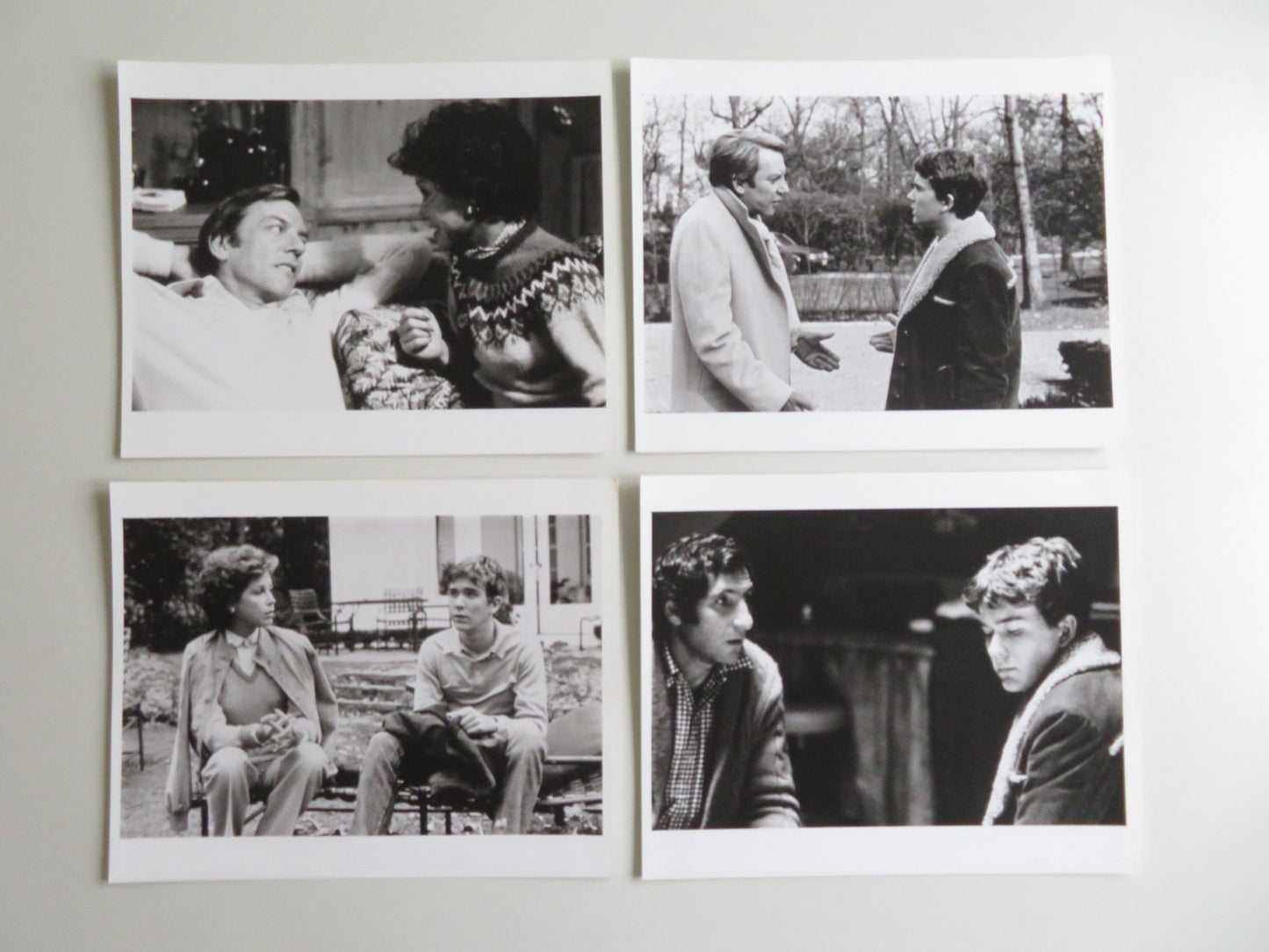 ORDINARY PEOPLE MOVIE STILL PHOTO LOT OF 4 DONALD SUTHERLAND TIMOTHY HUTTON 1980