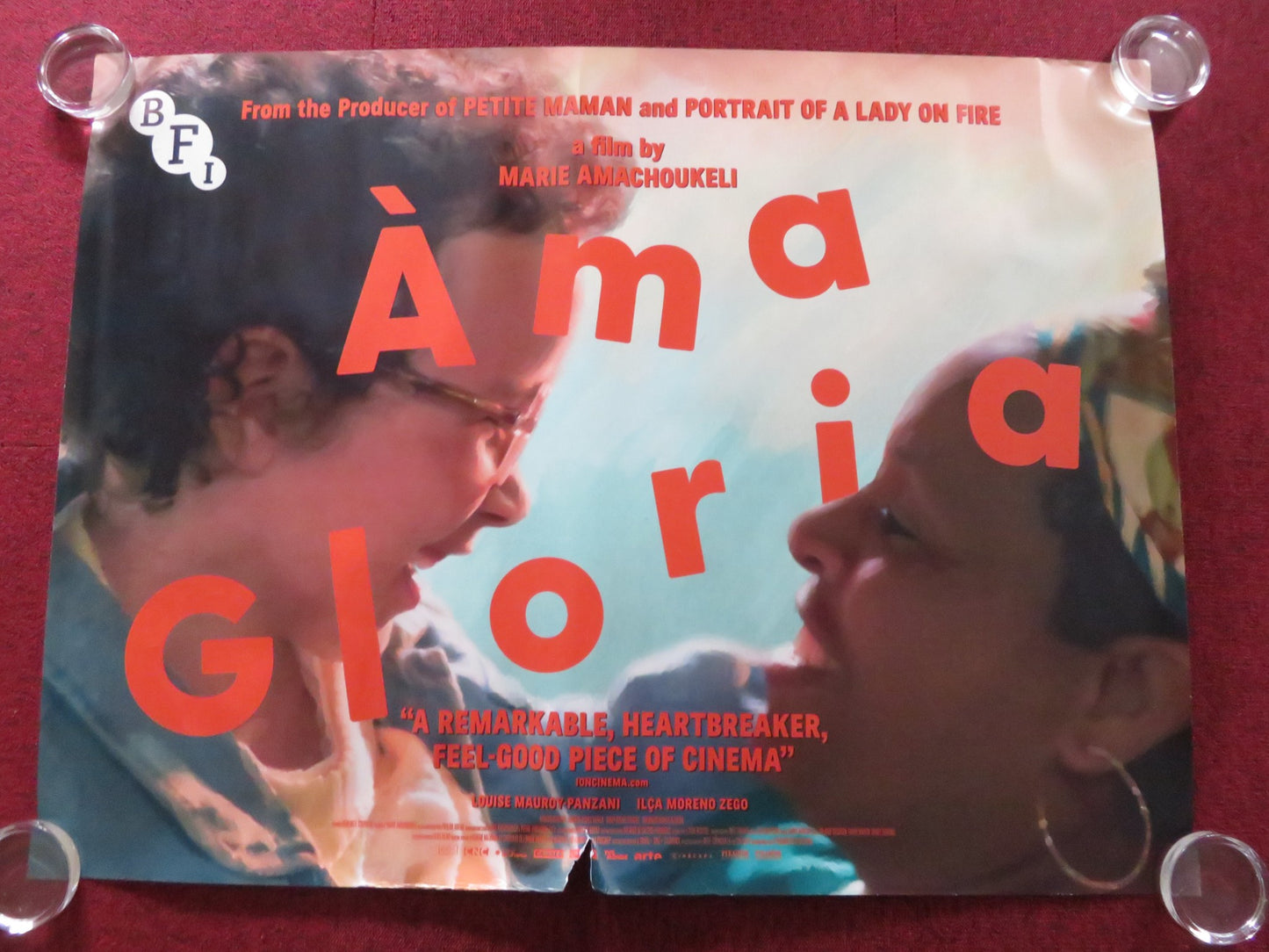 AMA GLORIA UK QUAD ROLLED POSTER LOUISE MAUROY-PANZANI ILCA MORENO ZEGO 2023 - Rendezvous Cinema