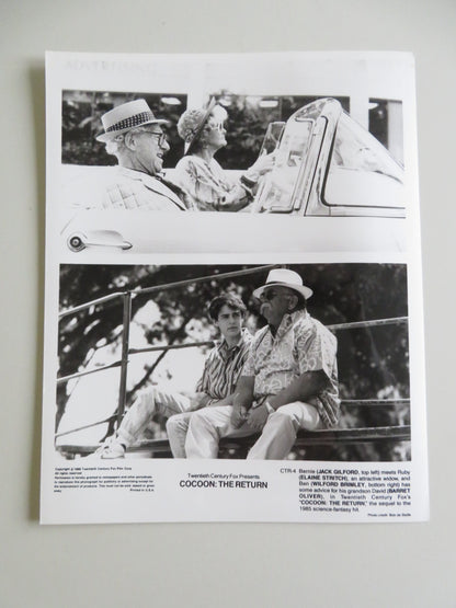 COCOON: THE RETURN MOVIE STILL PHOTO LOT OF 6 STEVE GUTTENBERG COURTNEY COX 1988