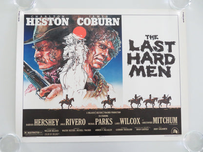 THE LAST HARD MEN US HALF SHEET (22"x 28") POSTER CHARLTON HESTON J. COBURN 1976 - Rendezvous Cinema