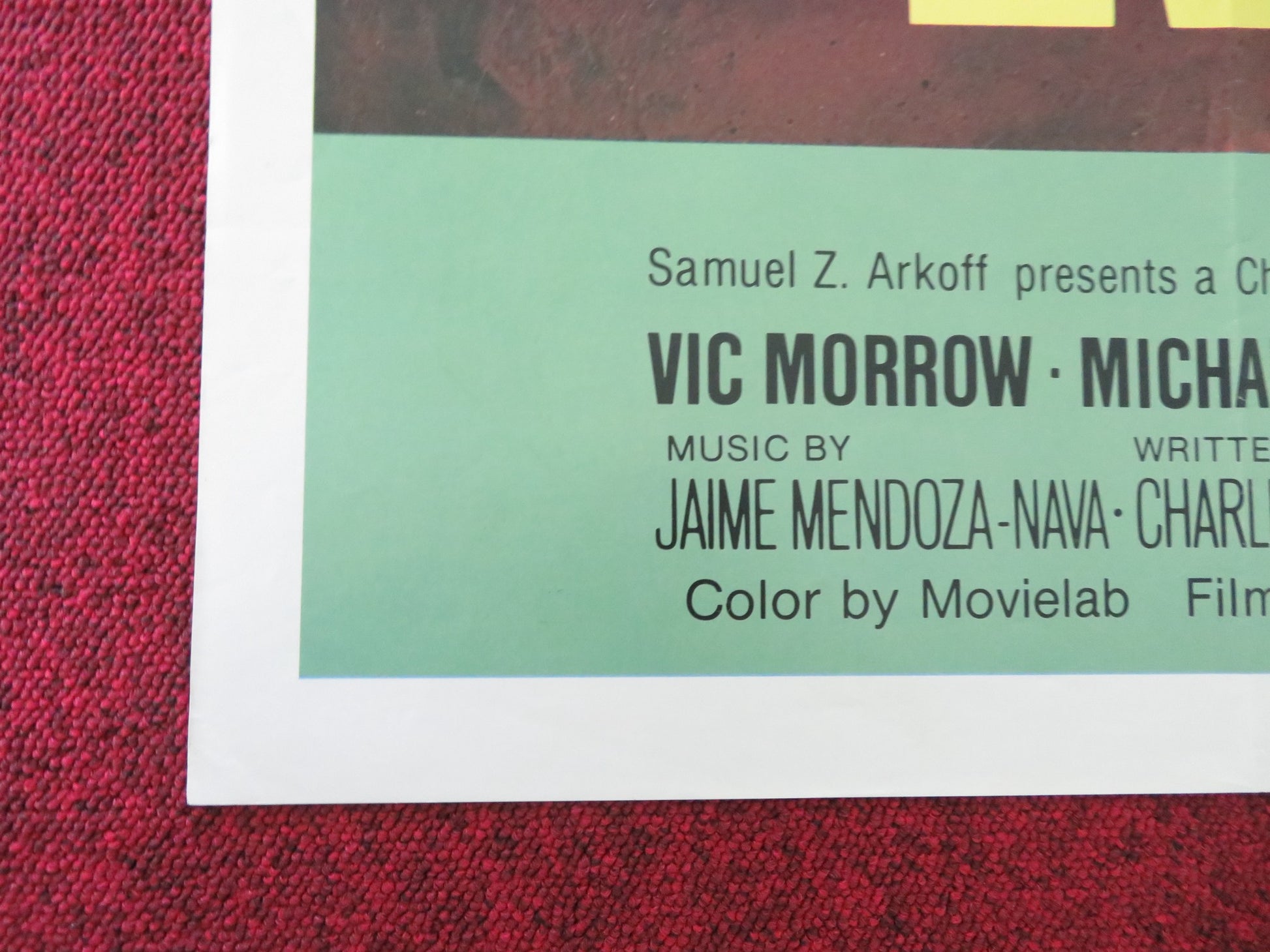 THE EVICTORS FOLDED US ONE SHEET POSTER VIC MORROW MICHAEL PARKS 1979 - Rendezvous Cinema