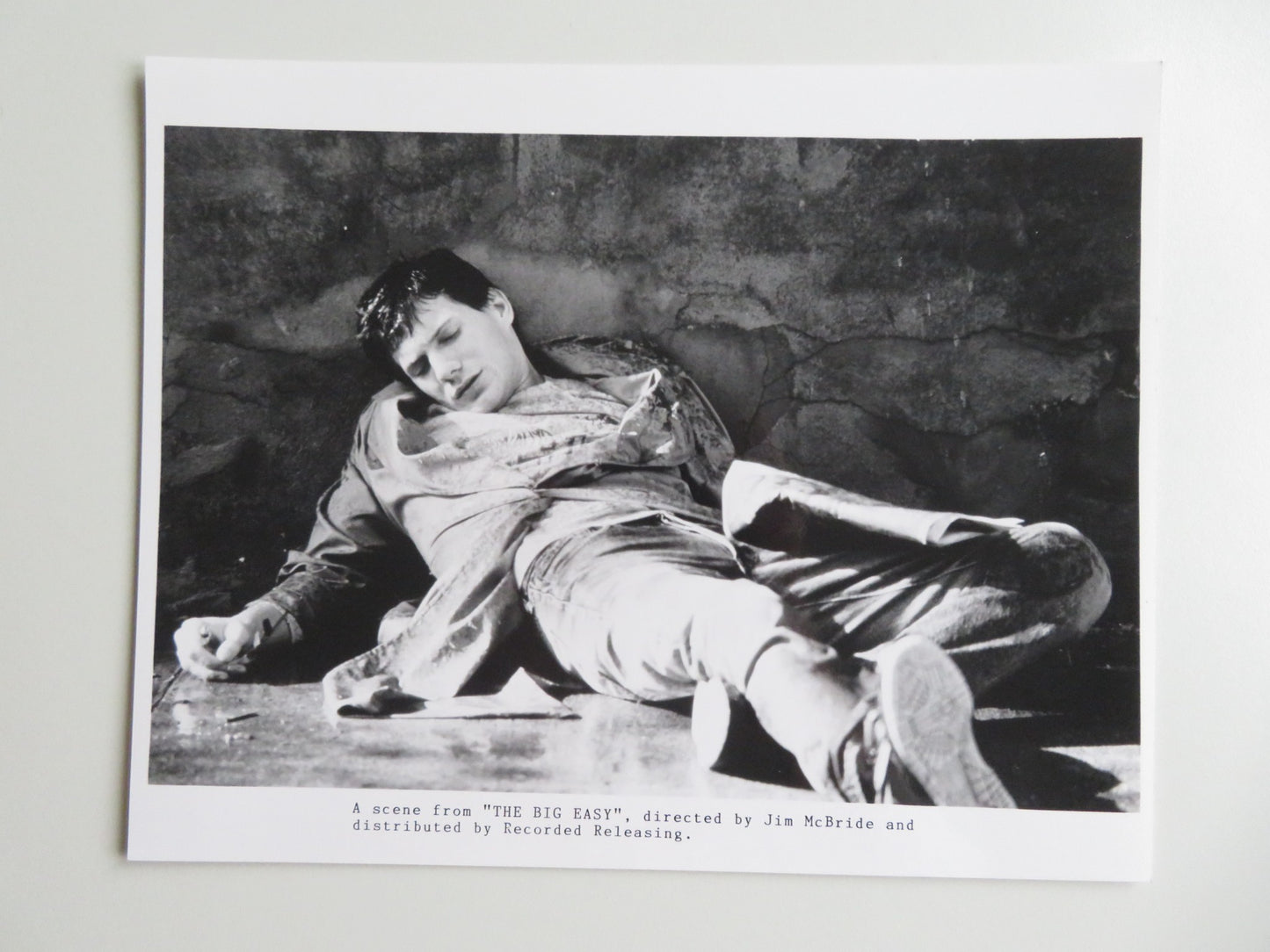 THE BIG EASY MOVIE STILL PHOTO LOT OF 5 DENNIS QUAID ELLEN BARKIN 1986