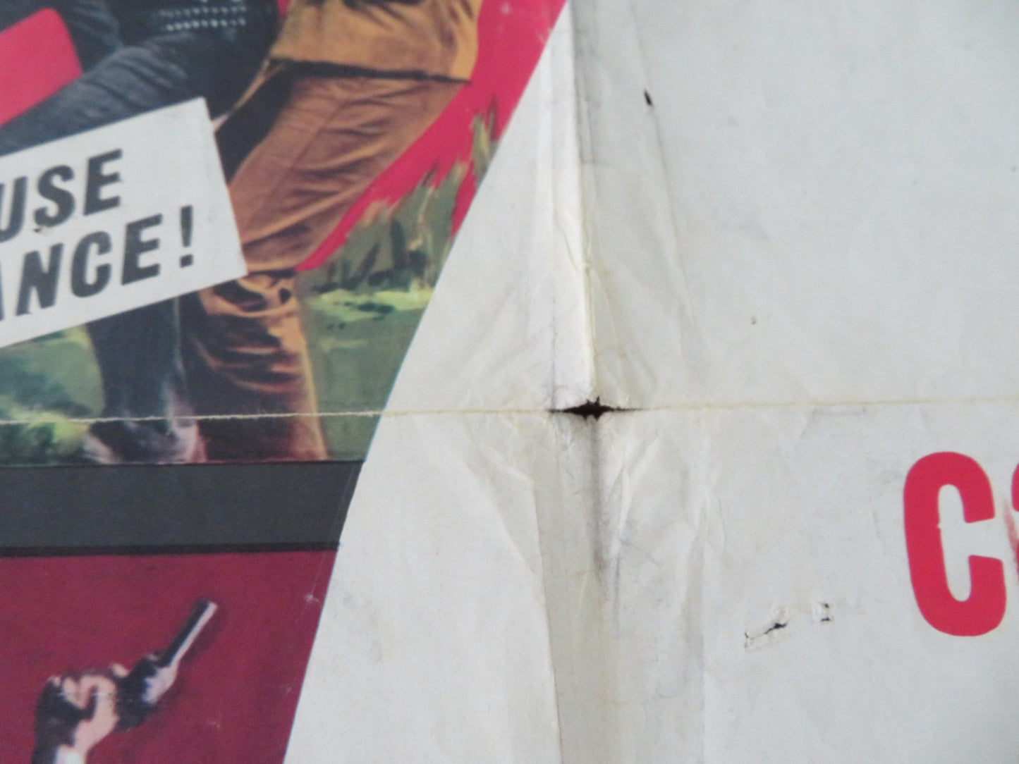 WACO FOLDED US ONE SHEET POSTER HOWARD KEEL JANE RUSSELL 1966 - Rendezvous Cinema