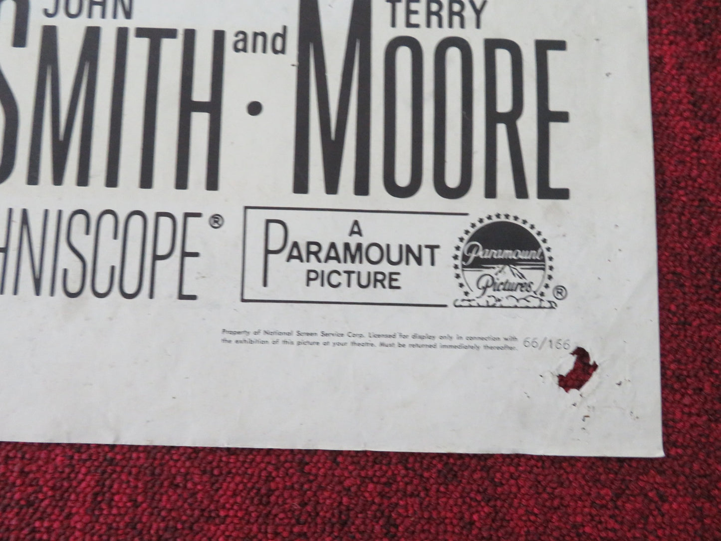 WACO FOLDED US ONE SHEET POSTER HOWARD KEEL JANE RUSSELL 1966 - Rendezvous Cinema