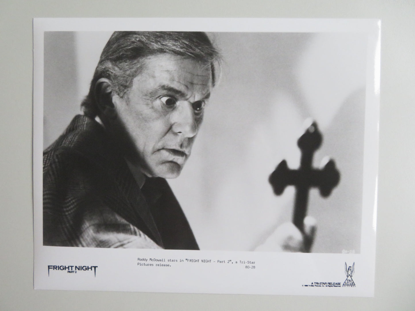 FRIGHT NIGHT PART 2 MOVIE STILL PHOTO LOT OF 6 RODDY MCDOWALL W. RAGSDALE 1988