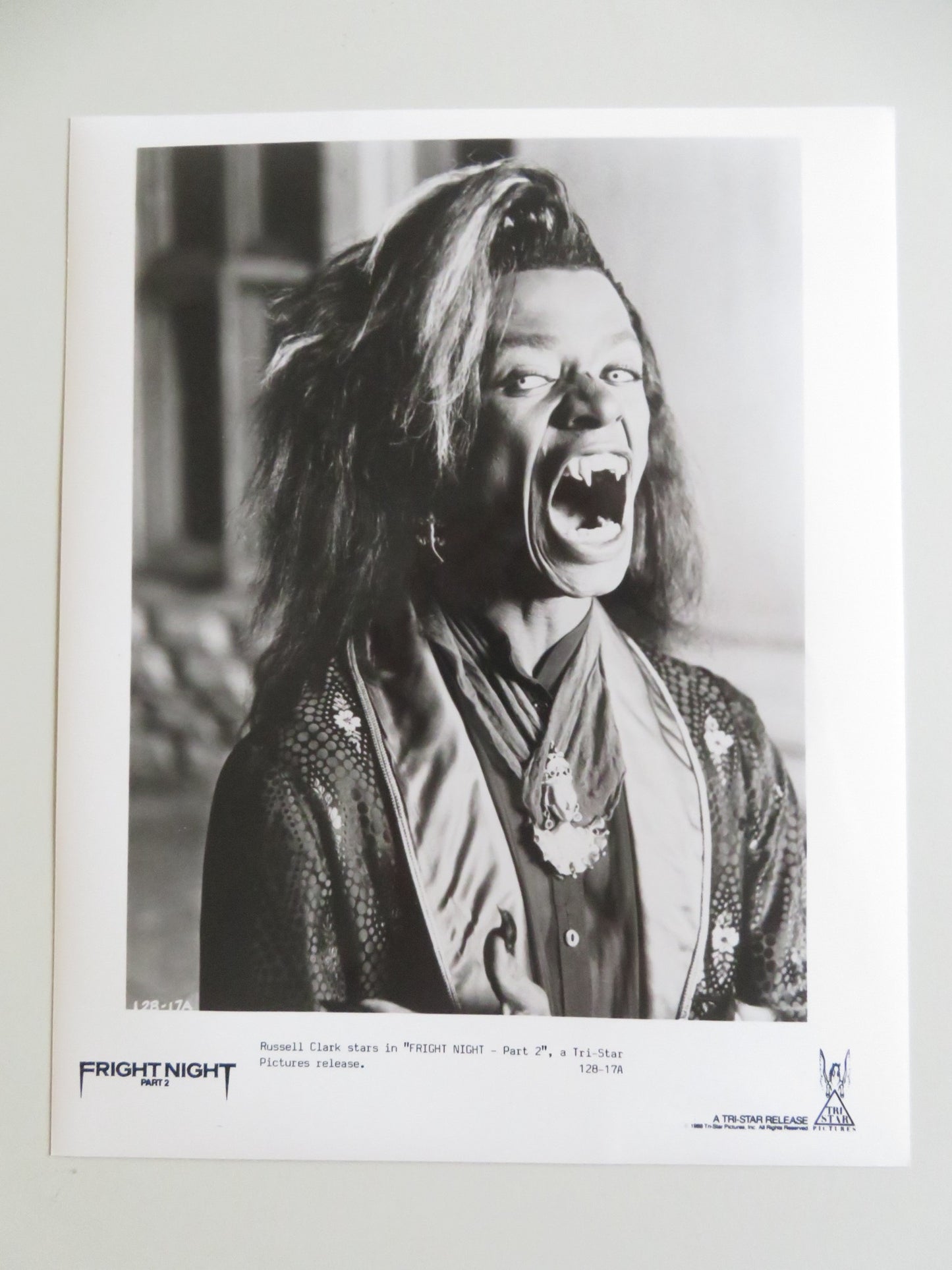 FRIGHT NIGHT PART 2 MOVIE STILL PHOTO LOT OF 6 RODDY MCDOWALL W. RAGSDALE 1988