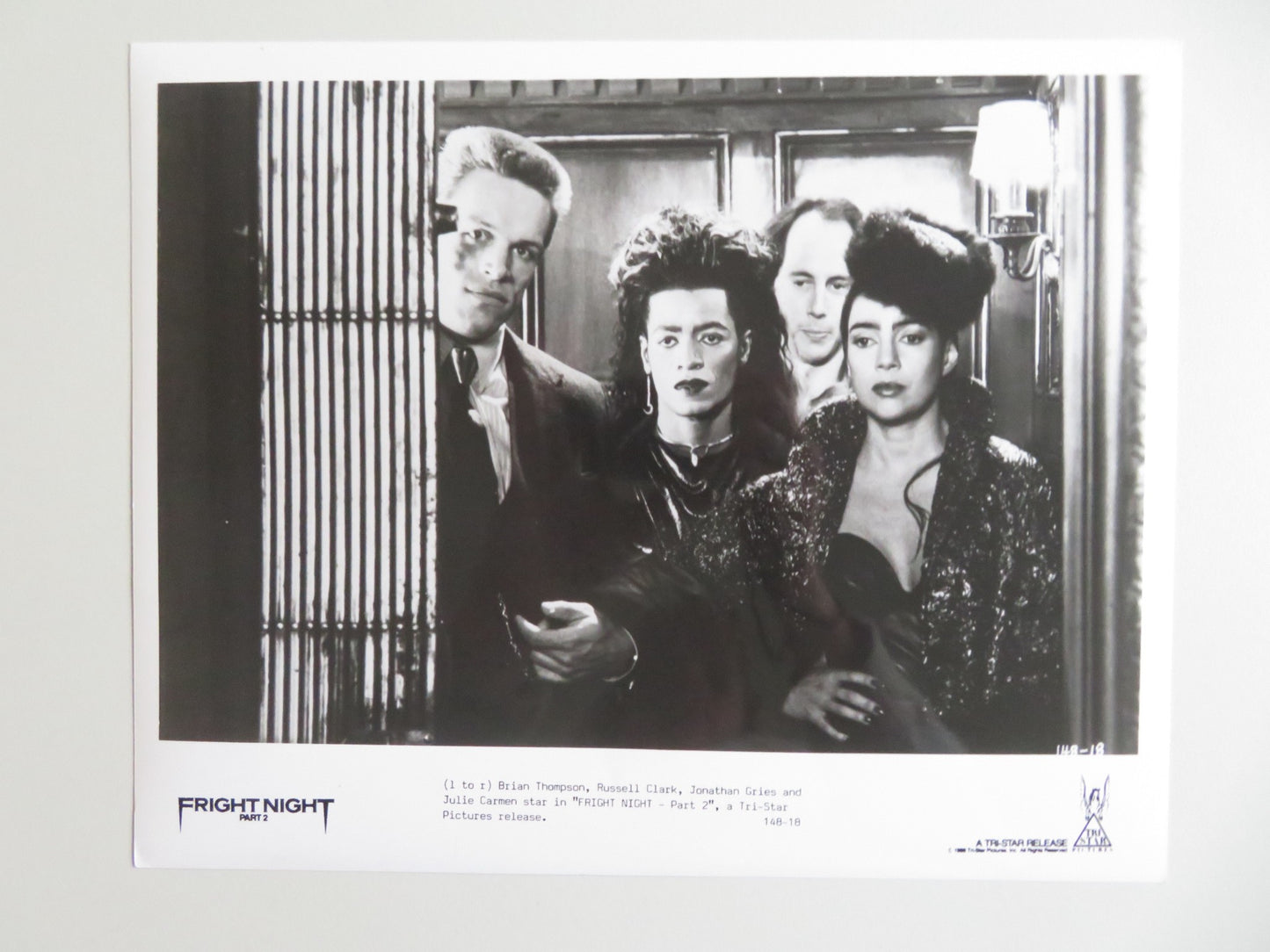 FRIGHT NIGHT PART 2 MOVIE STILL PHOTO LOT OF 6 RODDY MCDOWALL W. RAGSDALE 1988