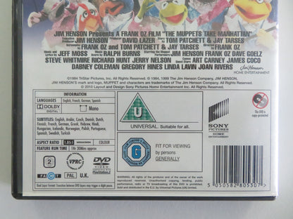 THE MUPPETS TAKE MANHATTAN (DVD) DISNEY JIM HENSON FRANK OZ 1984 REGION 2