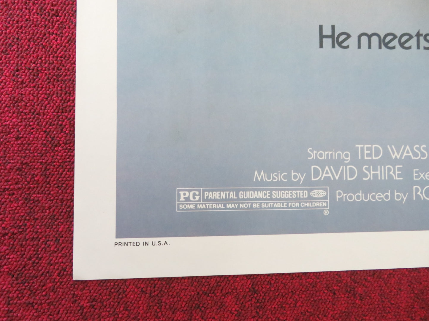 OH, GOD! YOU DEVIL FOLDED US ONE SHEET POSTER GEORGE BURNS TED WASS 1984 - Rendezvous Cinema