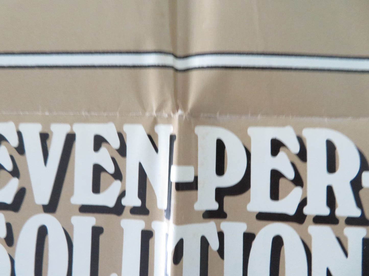 THE SEVEN-PER-CENT SOLUTION FOLDED US ONE SHEET POSTER ALAN ARKIN 1976 - Rendezvous Cinema