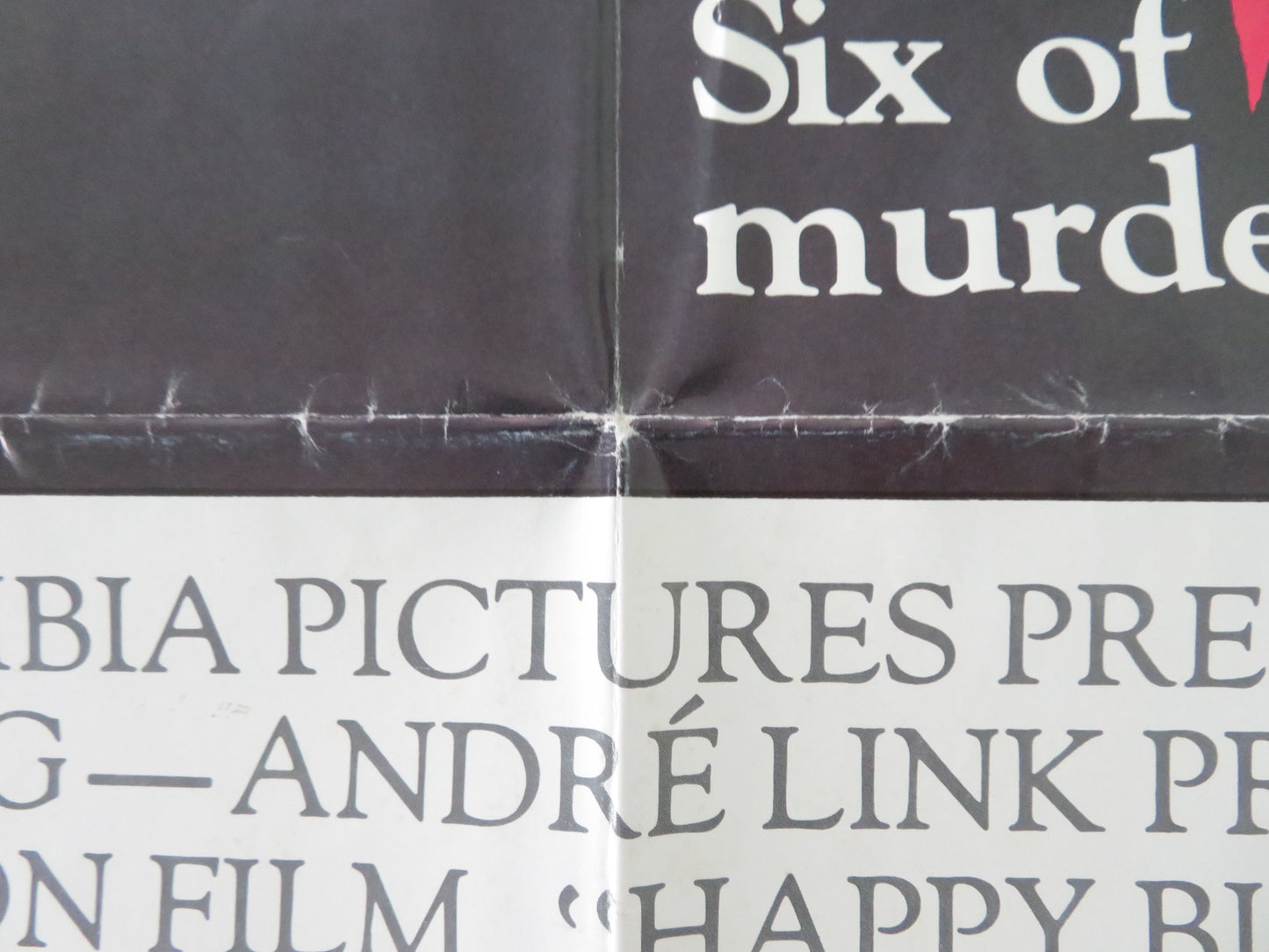 HAPPY BIRTHDAY TO ME FOLDED US ONE SHEET POSTER MELISSA SUE ANDERSON 1981 - Rendezvous Cinema