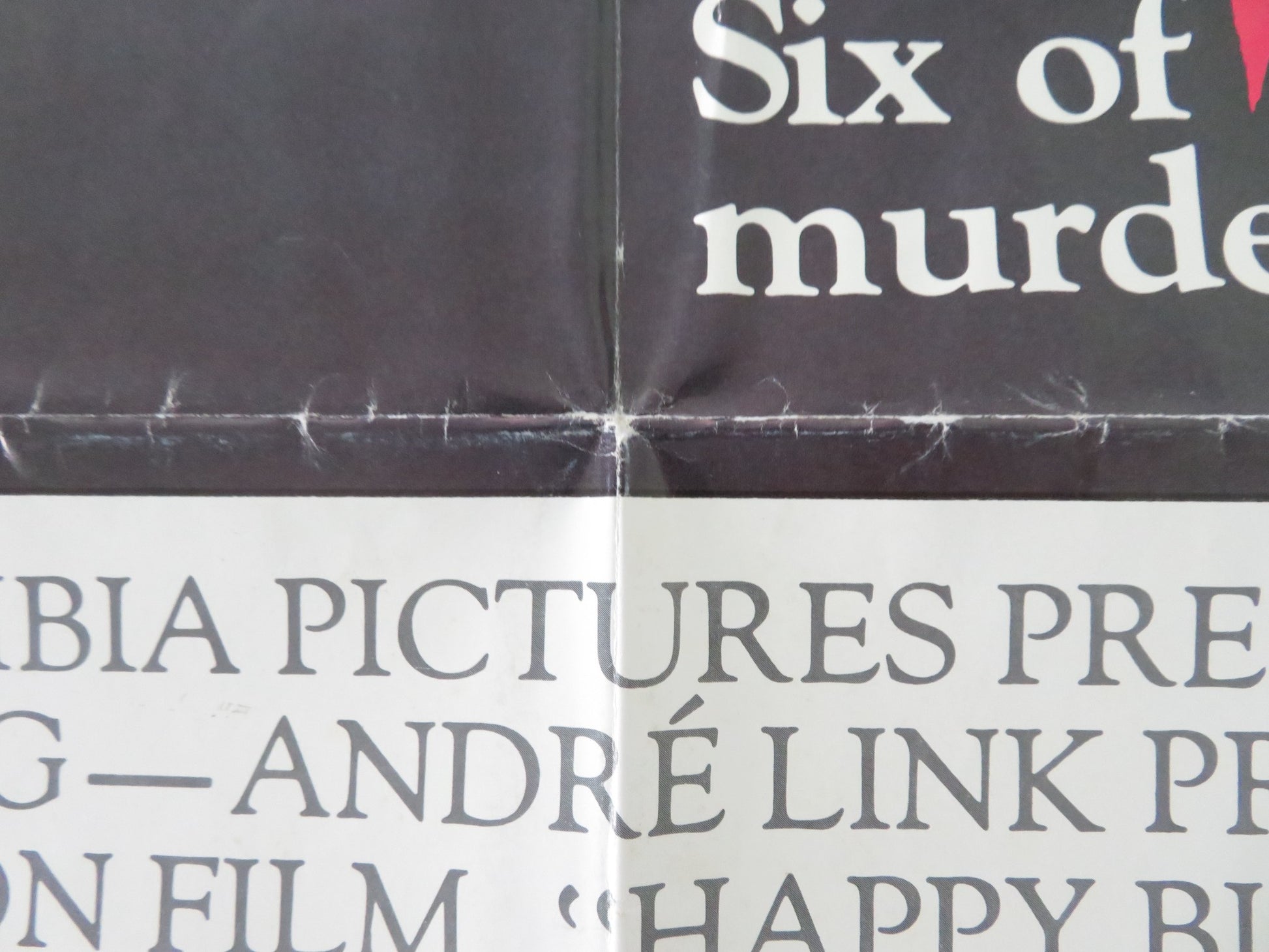 HAPPY BIRTHDAY TO ME FOLDED US ONE SHEET POSTER MELISSA SUE ANDERSON 1981 - Rendezvous Cinema