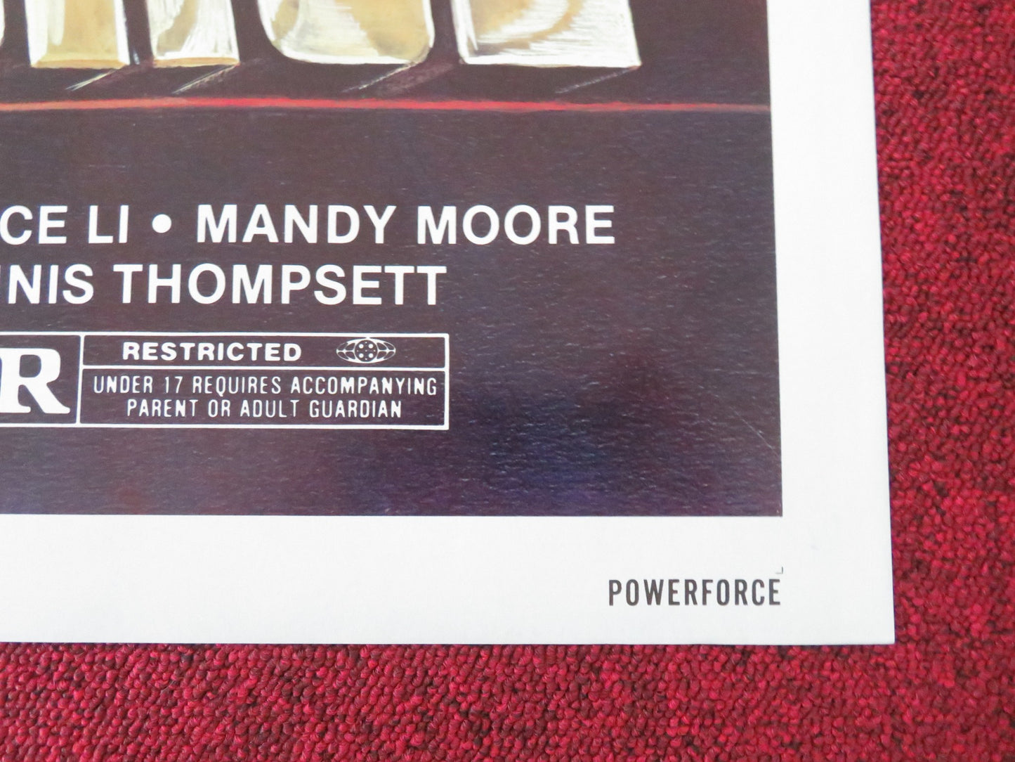 POWERFORCE FOLDED US ONE SHEET POSTER BRUCE BARON BRUCE LI 1982 - Rendezvous Cinema