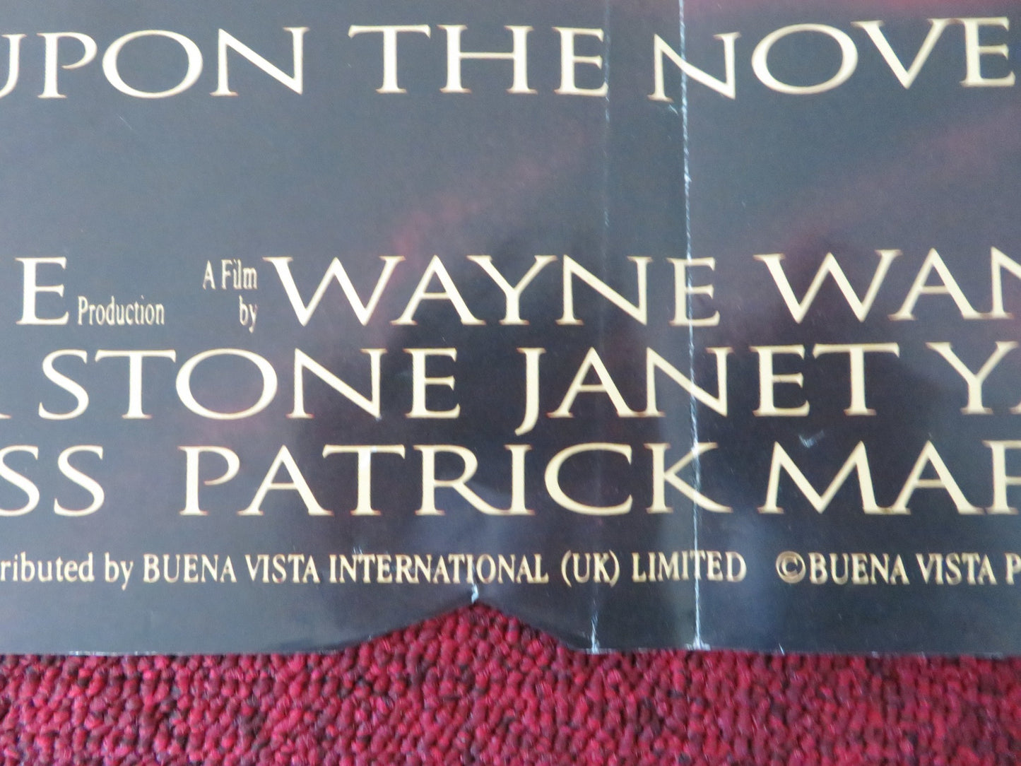 THE JOY LUCK CLUB UK QUAD POSTER FOLDED KIEU CHINH TSAI CHIN 1993 - Rendezvous Cinema