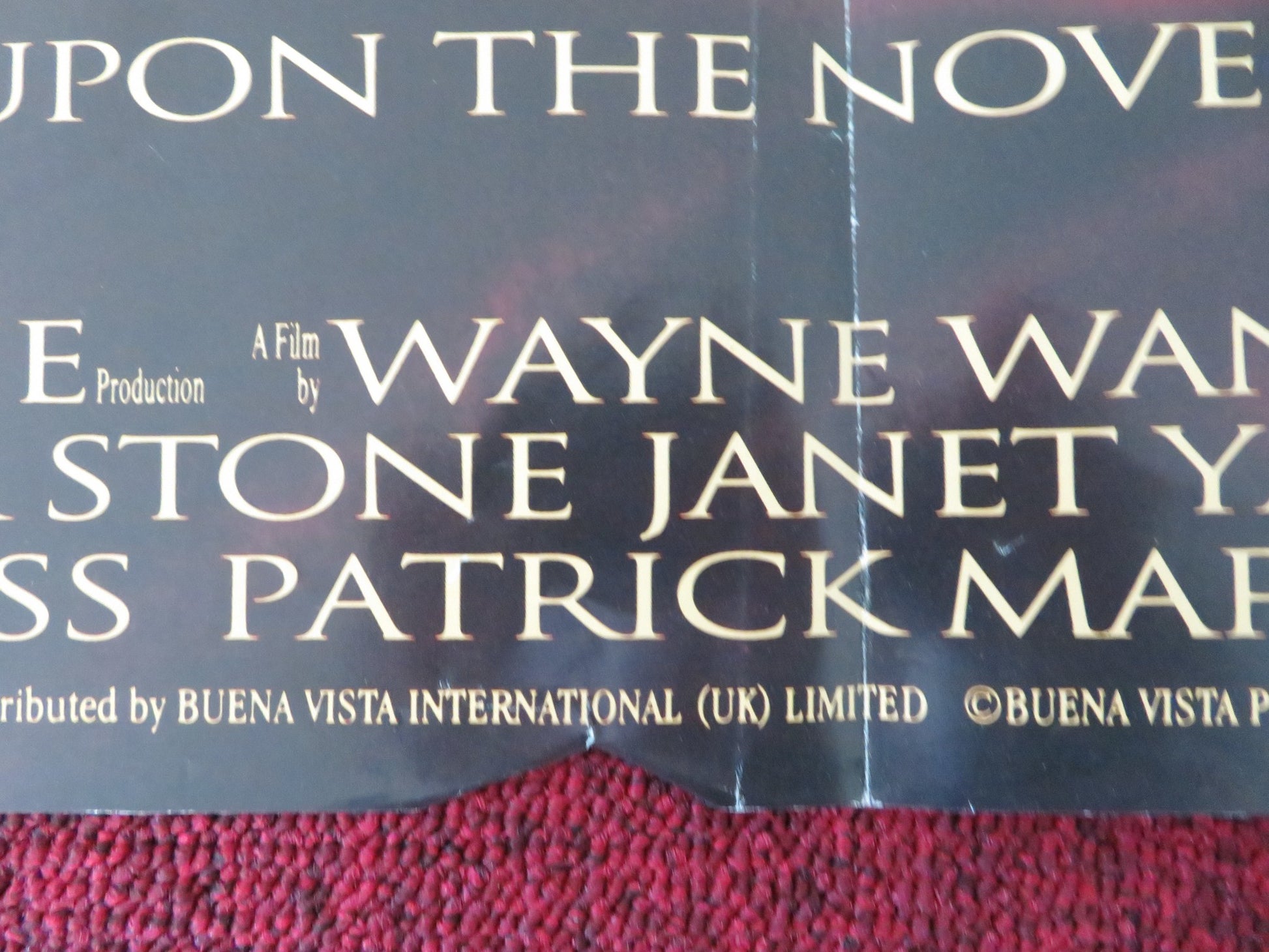 THE JOY LUCK CLUB UK QUAD POSTER FOLDED KIEU CHINH TSAI CHIN 1993 - Rendezvous Cinema