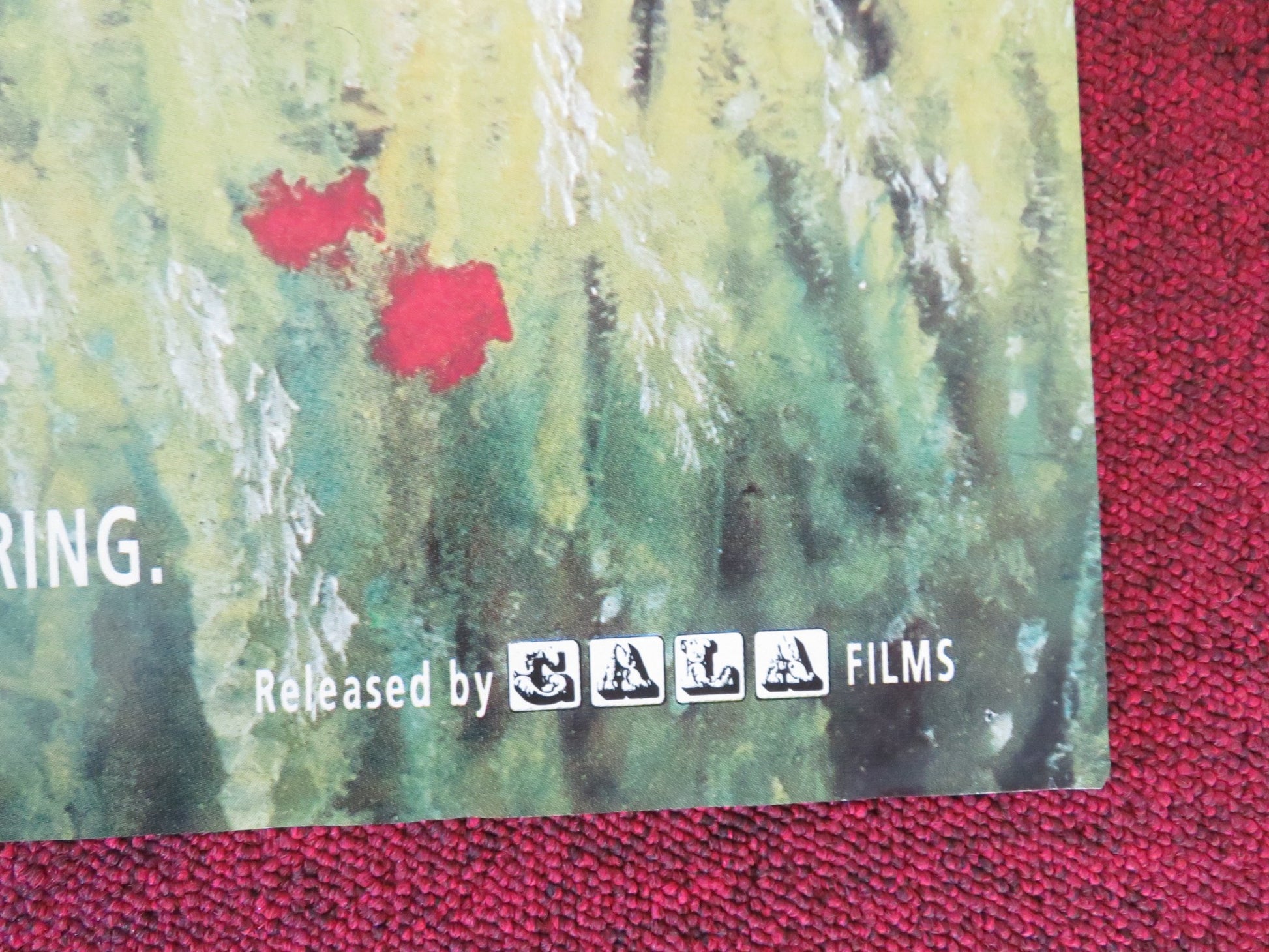 OLIVIER OLIVIER UK QUAD POSTER FOLDED FRANCOIS CLUZET FREDERIC QUIRING 1992 - Rendezvous Cinema
