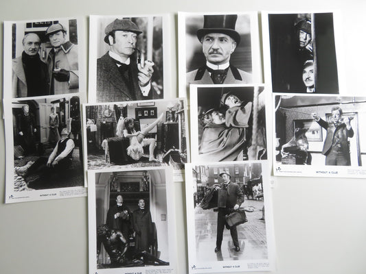 WITHOUT A CLUE MOVIE STILL PHOTO LOT OF 10 MICHAEL CAINE BEN KINGSLEY 1988