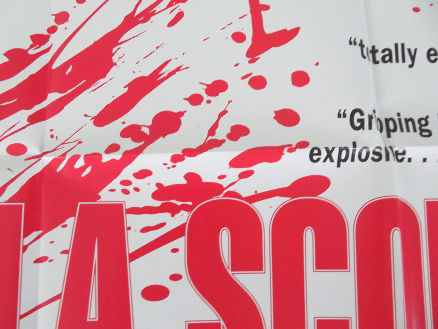 LA SCORTA UK QUAD POSTER FOLDED CLAUDIO AMENDOLA ENRICO LO VERSO 1993 - Rendezvous Cinema