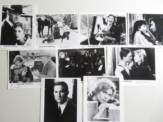WINTER PEOPLE MOVIE STILL PHOTO LOT OF 9 KURT RUSSELL KELLY MCGILLIS 1989