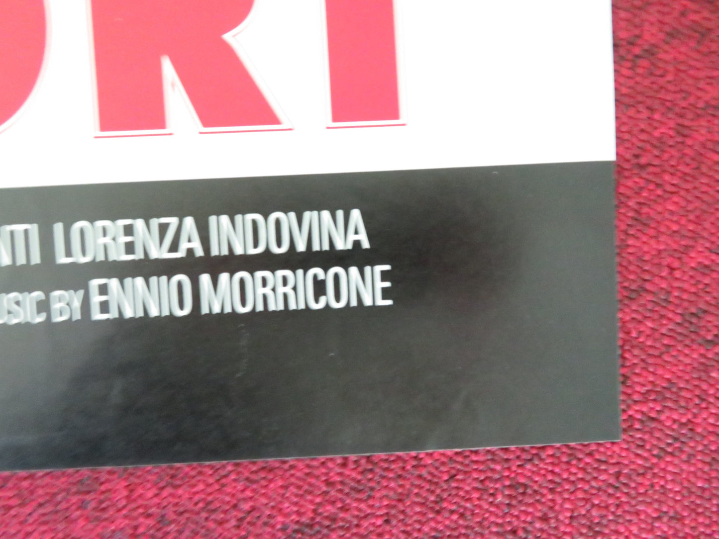 LA SCORTA UK QUAD POSTER FOLDED CLAUDIO AMENDOLA ENRICO LO VERSO 1993 - Rendezvous Cinema