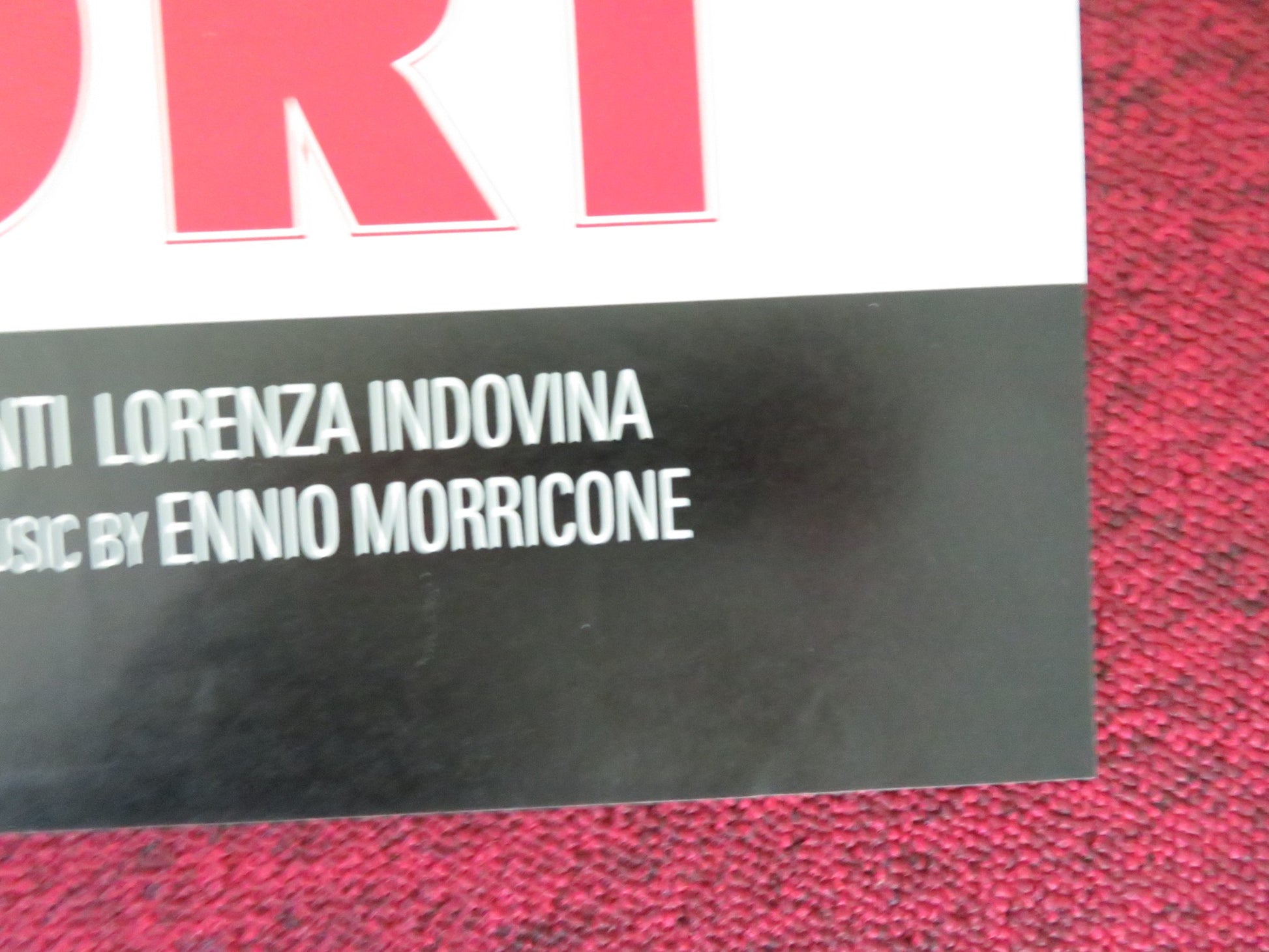 LA SCORTA UK QUAD POSTER FOLDED CLAUDIO AMENDOLA ENRICO LO VERSO 1993 - Rendezvous Cinema
