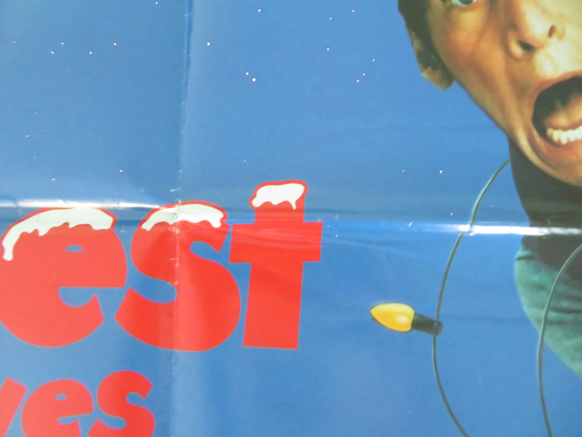 ERNEST SAVES CHRISTMAS UK QUAD POSTER FOLDED JIM VARNEY DOUGLAS SEALE 1988 - Rendezvous Cinema